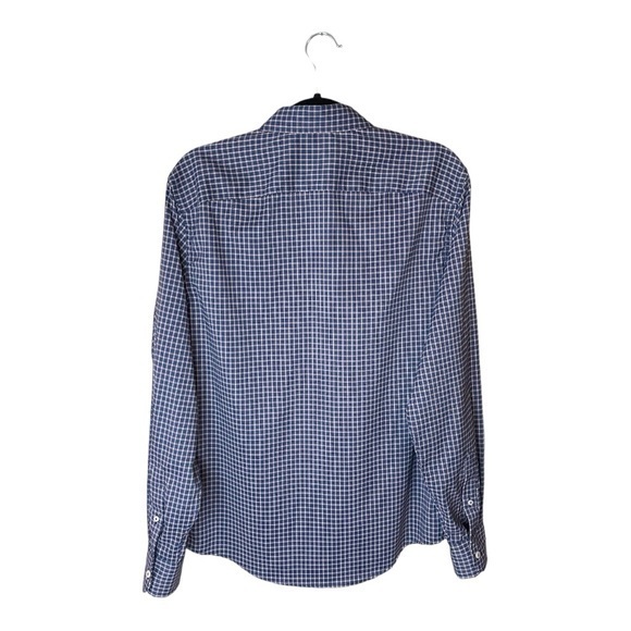 UNTUCKit Men’s Long Sleeve Button Down Red Blue Plaid Shirt Slim‎ Fit Size Large - Picture 2 of 6